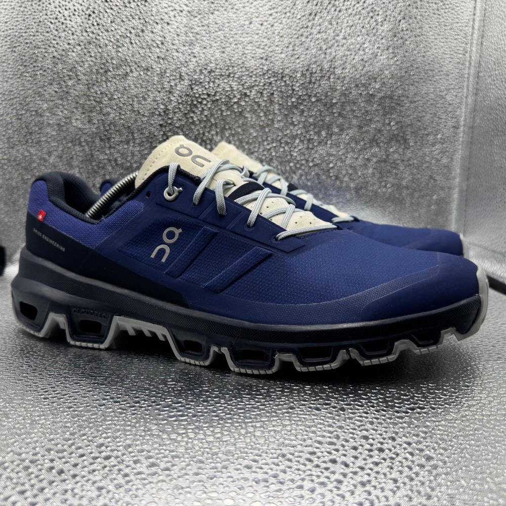 Size 11.5 On Running Cloudventure Shoes Mens Navy Blue Excellent Trail Runners